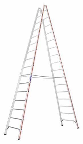 HYMER Sprossenstehleiter 6023 2 x16 Sprossen Produktbild img1 L