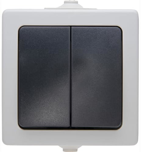 Kopp Serienschalter AP/FR Nautic grau Produktbild img1 L