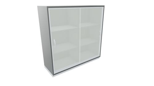 geramöbel Schiebetürenschrank Pro Pro,Onyx 1152x1200x425,m.Glastüren Produktbild img1 L