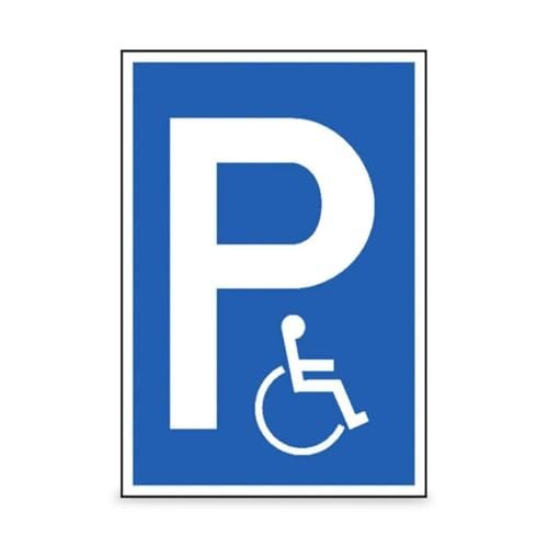 SafetyMarking Parkplatzschild „Behindertenparkplatz“ Produktbild img1 L