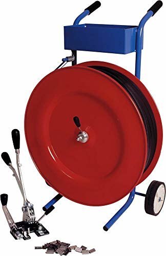 PP-Kunststoffband-Umreifungs-Set, mit Abrollwagen Produktbild img1 L