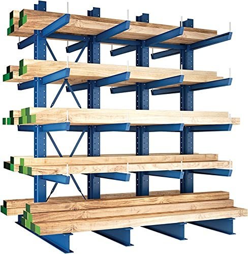 META Kragarmregal MULTISTRONG 5 Felder doppelseitig Produktbild img1 L