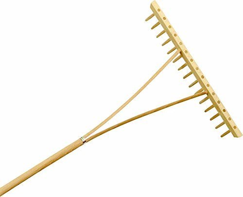 Löffert Stiele Holzrechen 15 Zinken einr eihig Produktbild img1 L