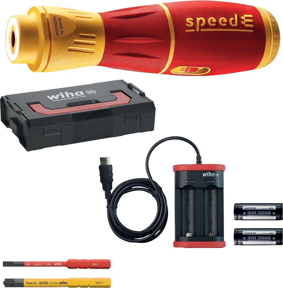 Wiha Akku-Schraubendreher-Satz SpeedE II Produktbild img1 L