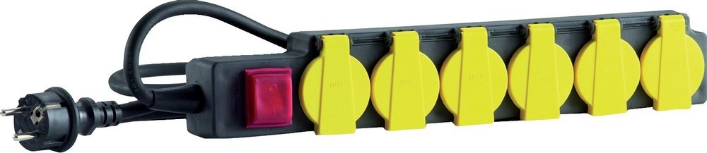 HEDI Steckdosenleiste 6-fach H07RN-F3G1, 5 3m IP44 Hedi Produktbild img1 L