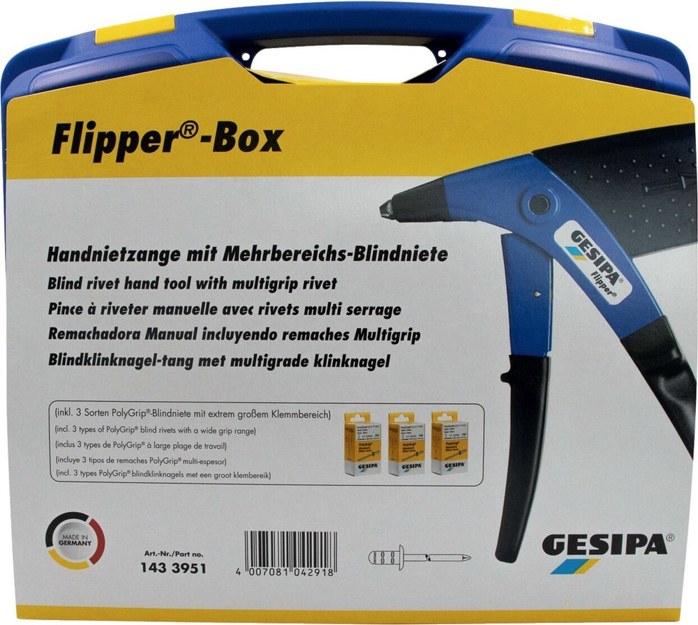 PolyGrip Blindnietzangenbox Flipper Gesi pa Produktbild img2 L