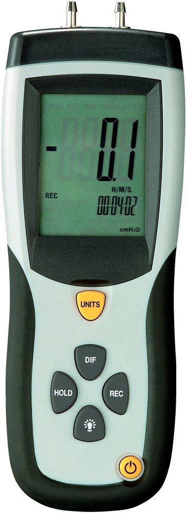 JUMTEC DM-100 Druckmessgerät v. +- 0-200mbar Standard Produktbild img1 L