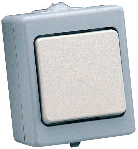 Kopp Universalschalter A/W AP / FR grau/weiß Produktbild img1 L