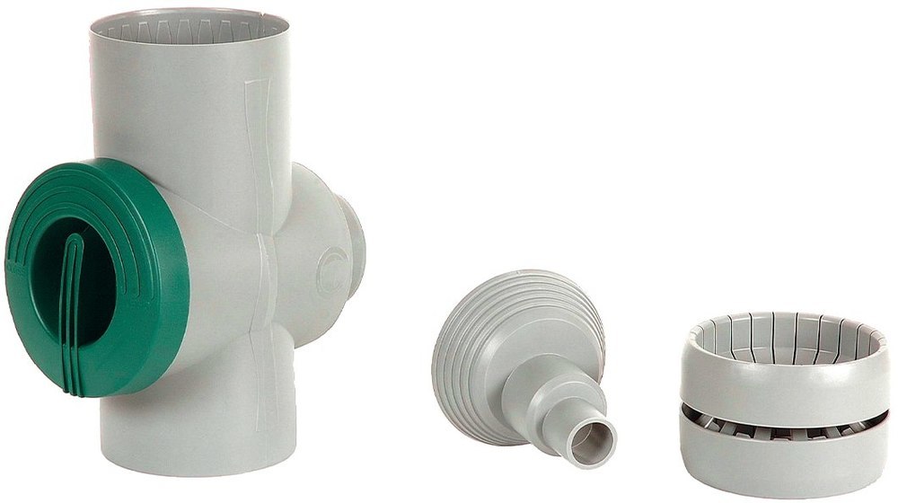 IWATER NEUTRAL Filtersammler Reduktion Adapter grau Produktbild img1 L