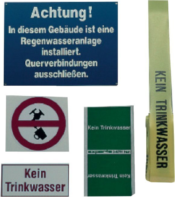 Kennzeichnungs-Set Regenwassernutzungs a nage Produktbild img1 L