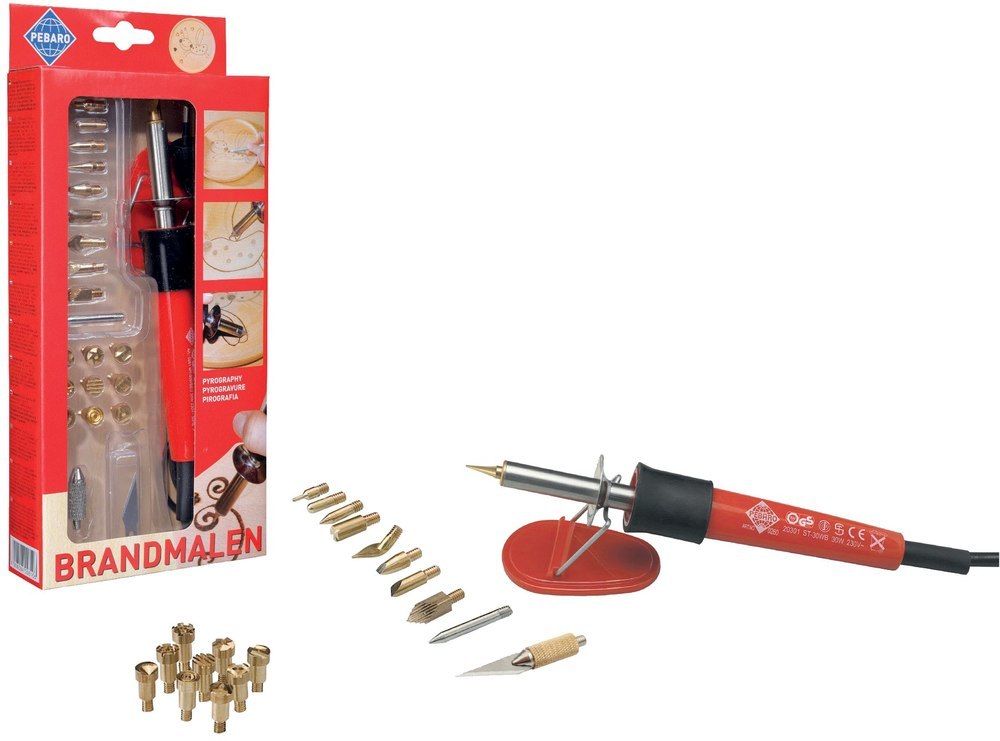 PETER BAUSCH Brandmal-Set mit 20 Aufsätzen Produktbild img1 L