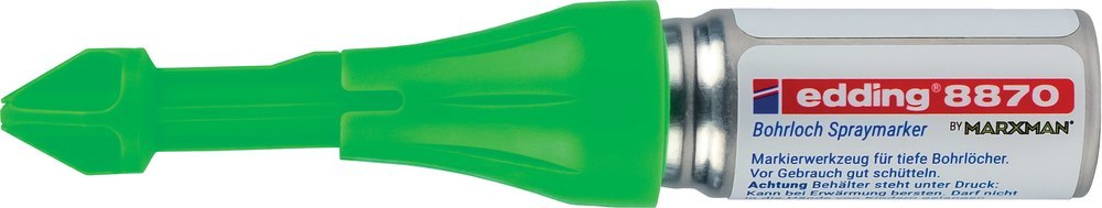 edding Bohrloch Spraymarker 8870 neongrün Produktbild img1 L