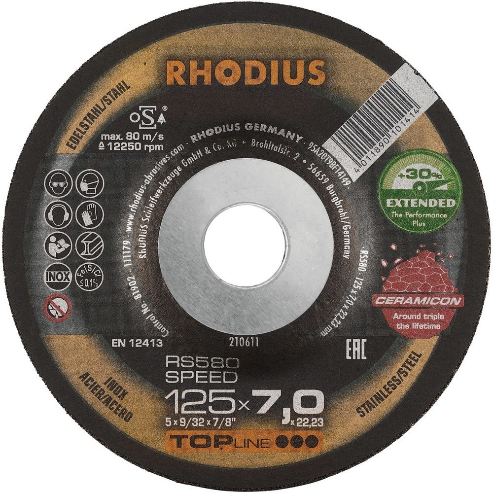 RHODIUS Schruppscheibe RS 580 SPEED Produktbild img1 L