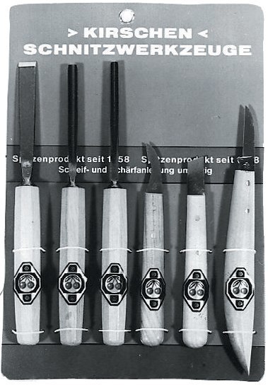 KIRSCHEN Kerbschnitzwerkzeug 6tlg. Nr.34 06 Kirsche Produktbild img1 L