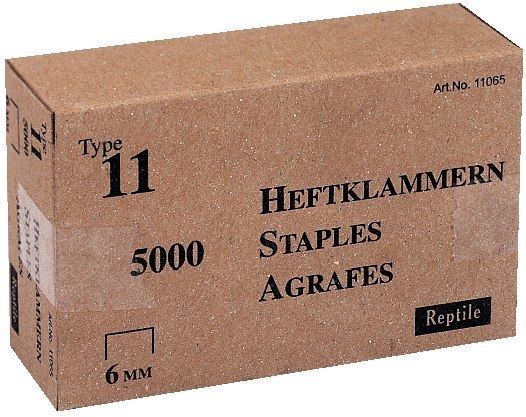 RAPID Heftklammer Nr. 11 (140), Stahl, Industrie-Qualität Produktbild img1 L
