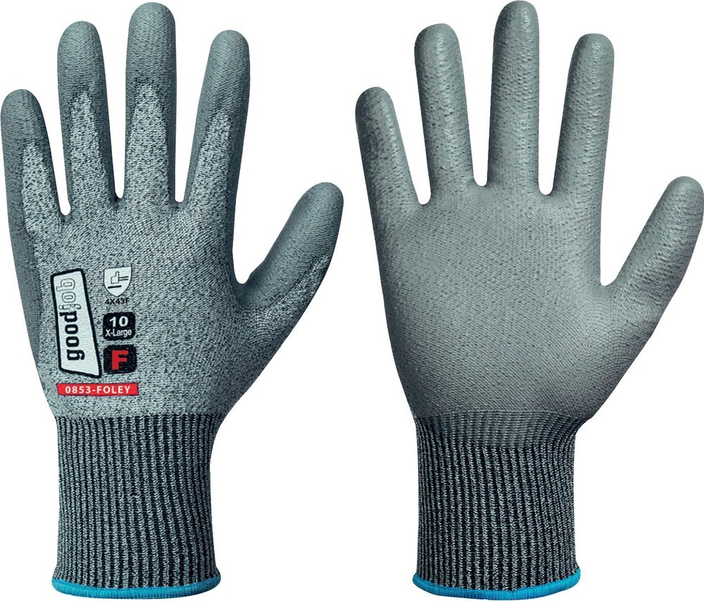 goodjob Schnittschutzhandschuh FOLEY, Cu t F grau Gr.8 Produktbild img1 L