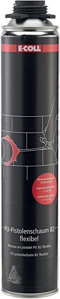 E-COLL PU-Pistolenschaum flexibe flexibe l Produktbild img1 L