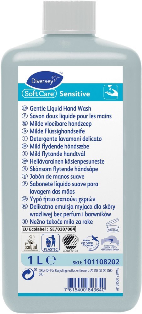 SOFT CARE SoftCare Sensitive Milde Handw aschlotion 1 L Flasche Produktbild img1 L