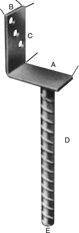 hadra Pfostenträger tzn L-Form 75 CE Produktbild img1 L