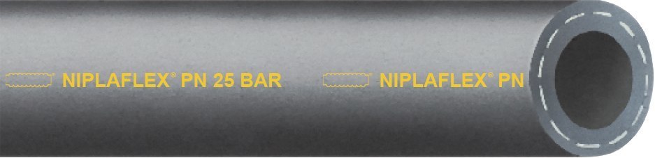 Neutral Universalschlauch Niplaflex, NBR/PU/PVC, schwarz, 25X5,5mm 50m Produktbild img1 L