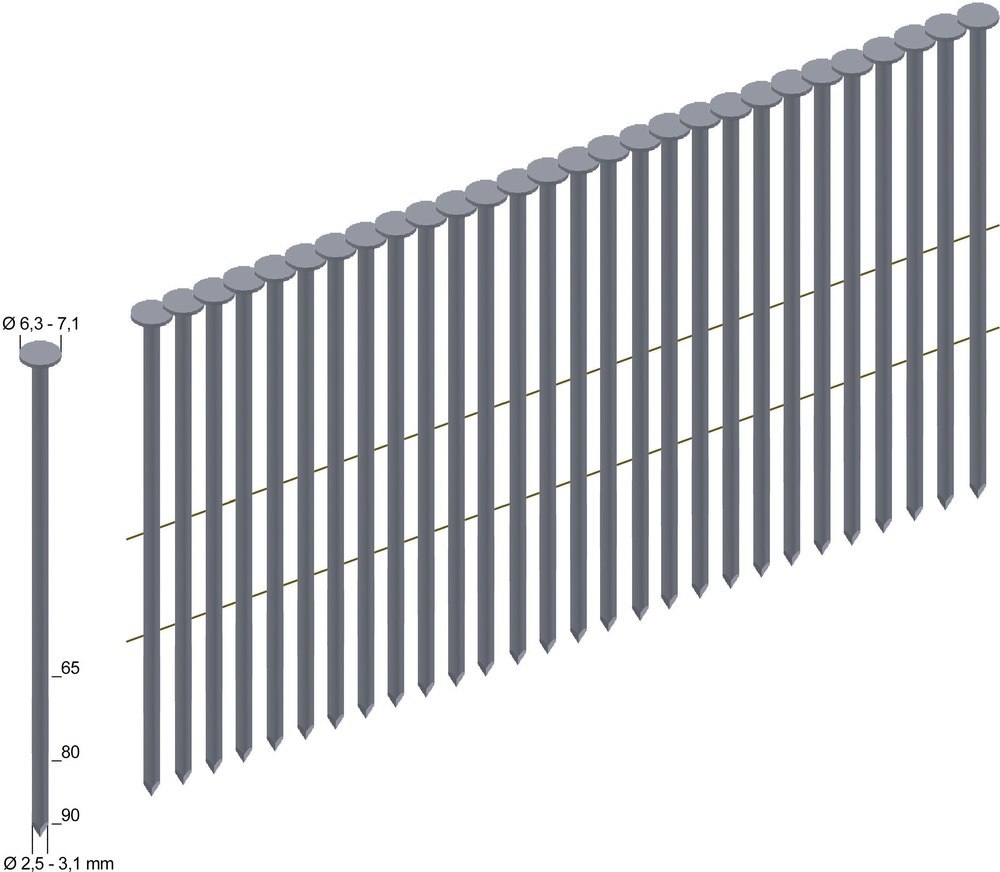 PREBENA Coilnägel (Rundkopf) Typ CNW Produktbild img1 L
