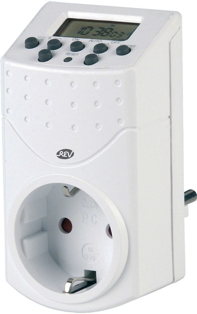 REV Zeitschaltuhr digital weiß Produktbild img1 L