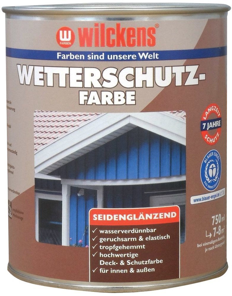 wilckens Wetterschutzfarbe 2,5 l, weiß Produktbild img1 L