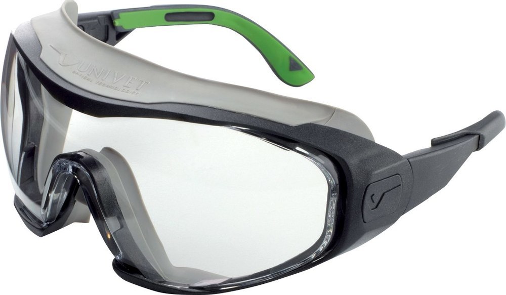 UNIVET Brille 6X1, EN166 antikratz, anti beschlag Produktbild img1 L