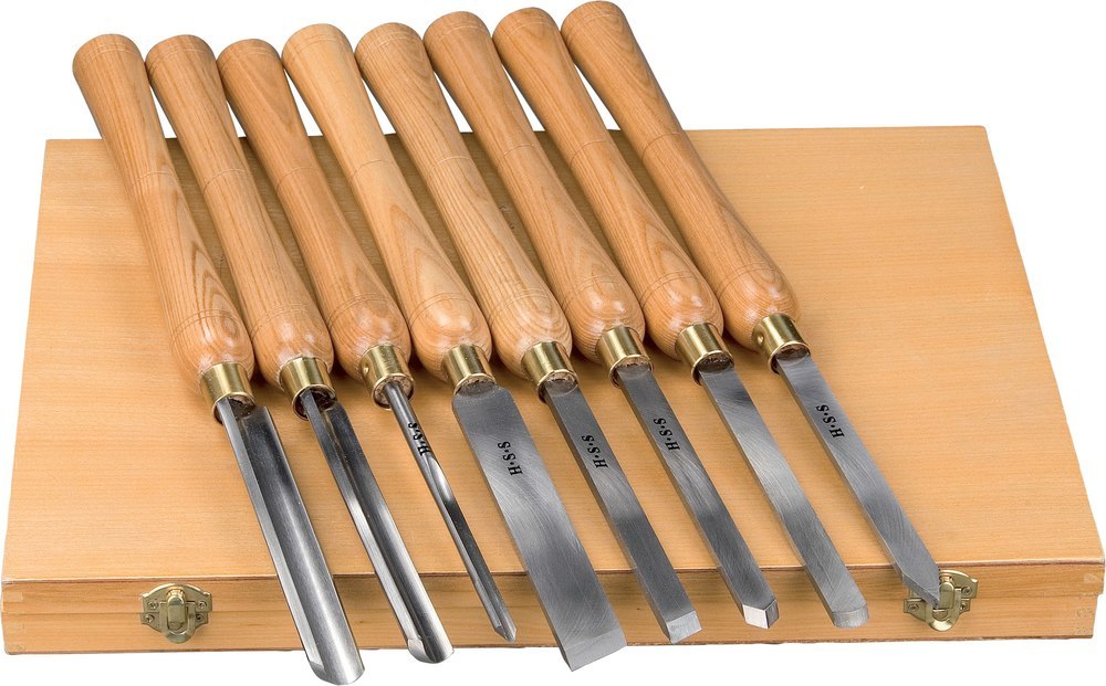 holzstar Drechselmesser-Set 8-teilig Produktbild img1 L