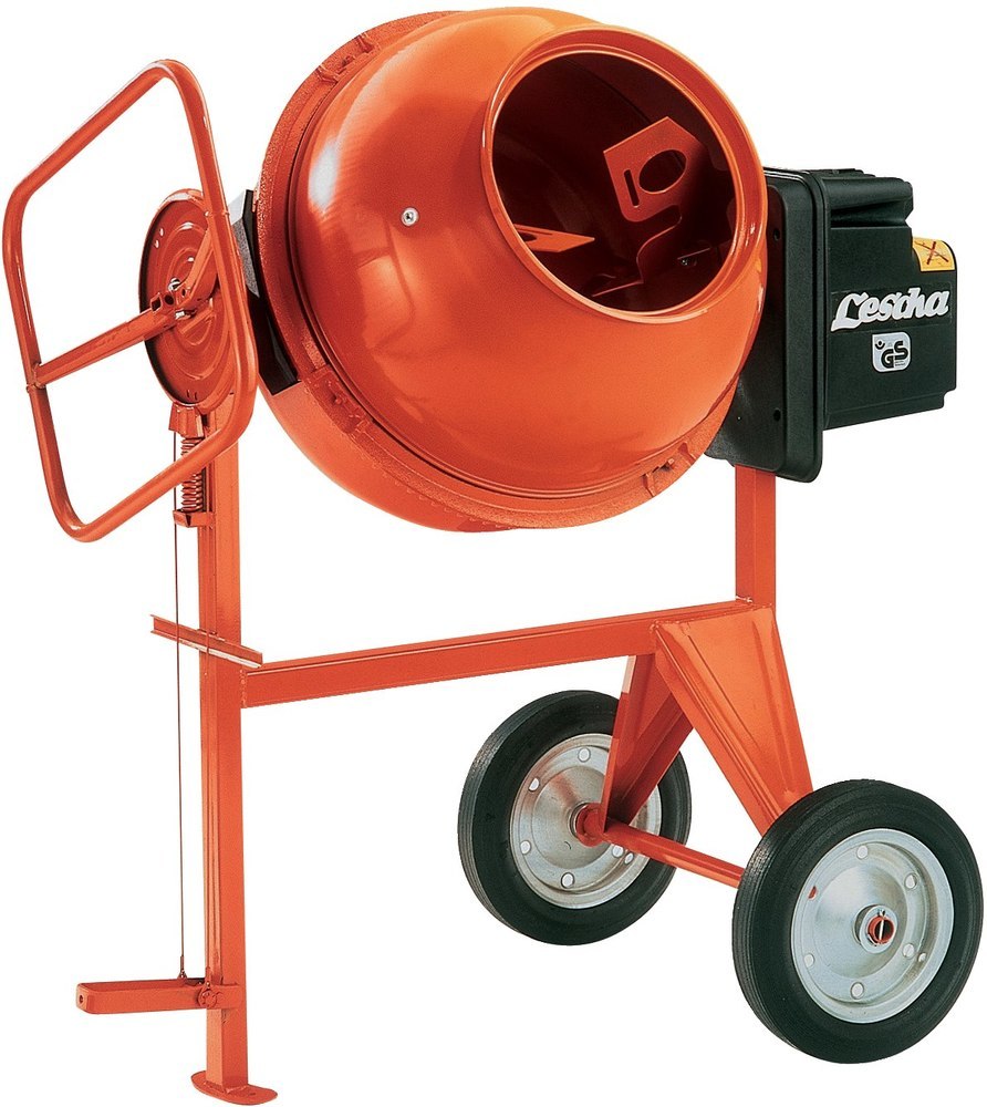 Lescha Betonmischer SM165S Handr.u.Fussbr. 230V 160l Produktbild img1 L