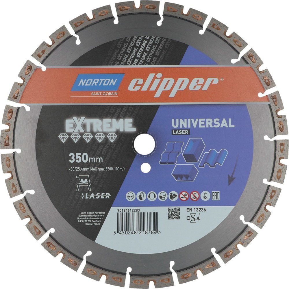 CLIPPER Diamantscheibe Extreme Universal Laser Produktbild img1 L