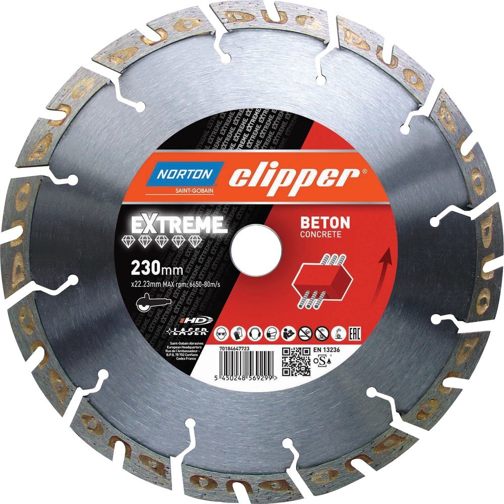 CLIPPER Diamantscheibe Extreme Beton Produktbild img1 L