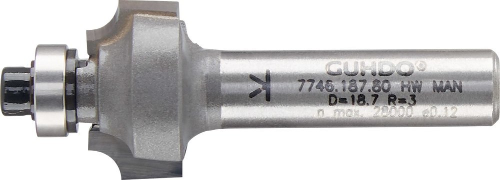 GUHDO HW-Viertelstabfräser Z2 S8 Produktbild img1 L