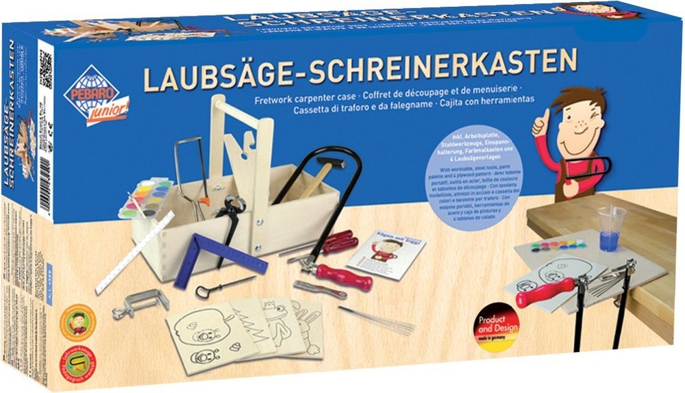PETER BAUSCH Laubsäge-Schreinerkasten m.Stahlwerkzeugen Bausch Produktbild img1 L