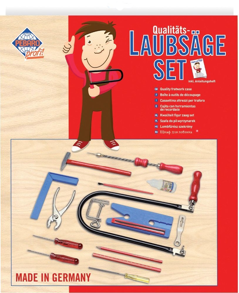 PETER BAUSCH Laubsägeset im Buntkarton Modell 925P Bausch Produktbild img1 L