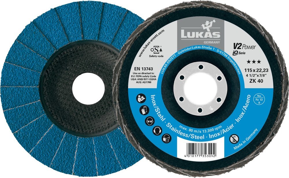 LUKAS Fächerschleifsch.V2 Power 125mm ZK K60 Produktbild img1 L