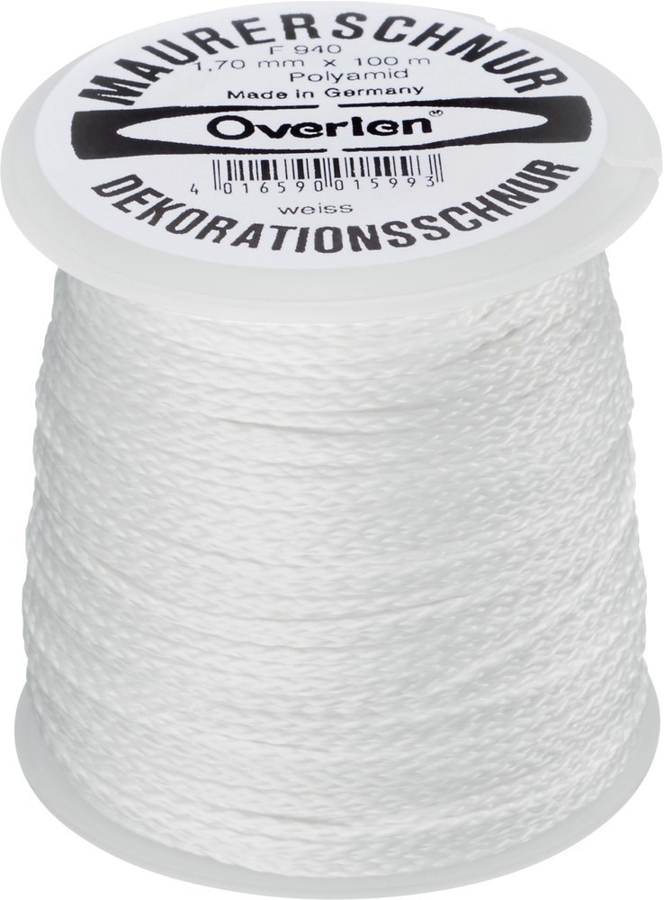 Overlen Kordel Polyamid 2,0mm 100m weiß Overmann Produktbild img1 L