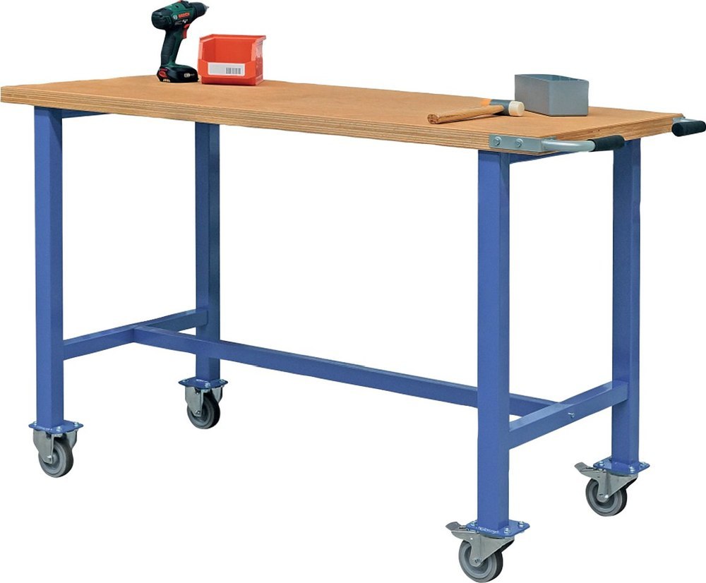 THURMETALL Mobile Werkbank (BxTxH) 1500x 700x980 mm Produktbild img1 L