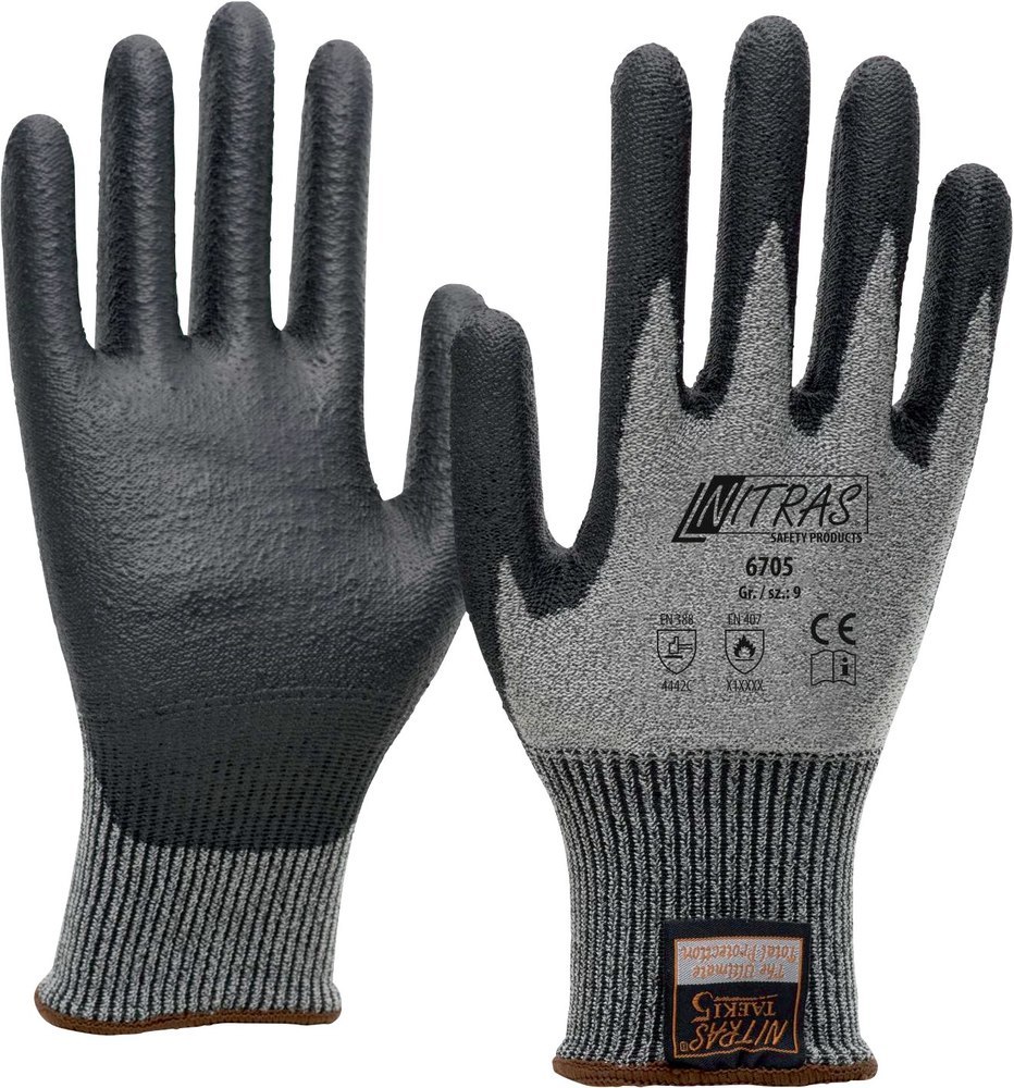 NITRAS Schnittschutzhandschuh »TAEKi5« PU-beschichtet, Größe 10 Produktbild img1 L