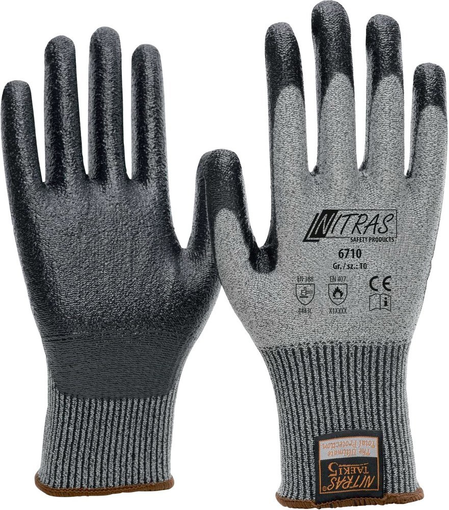 NITRAS Schnittschutzhandschuh »TAEKi5« Nitril-beschichtet, Größe 10 Produktbild img1 L