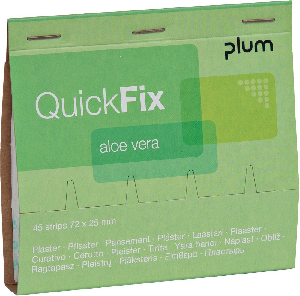 PLUM Nachfüllpackung QuickFix mit 45 Pfl , AloeVera Produktbild img1 L