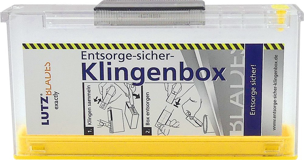 LUTZ BLADES exactly Sicherheits-Klingenb ox 120x65x25mm LUTZ BLADES Produktbild img1 L