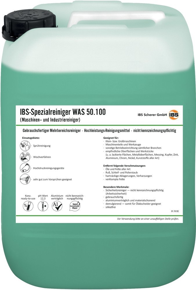 IBS-Spezialreiniger WAS 50.100 0,5L (Maschinen- u. Industrie Produktbild img1 L