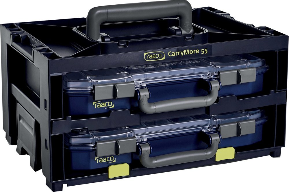 RAACO CarryMore 55x2 mit 2 CL 55 4x8-16 Farbe: schwarz Produktbild img1 L