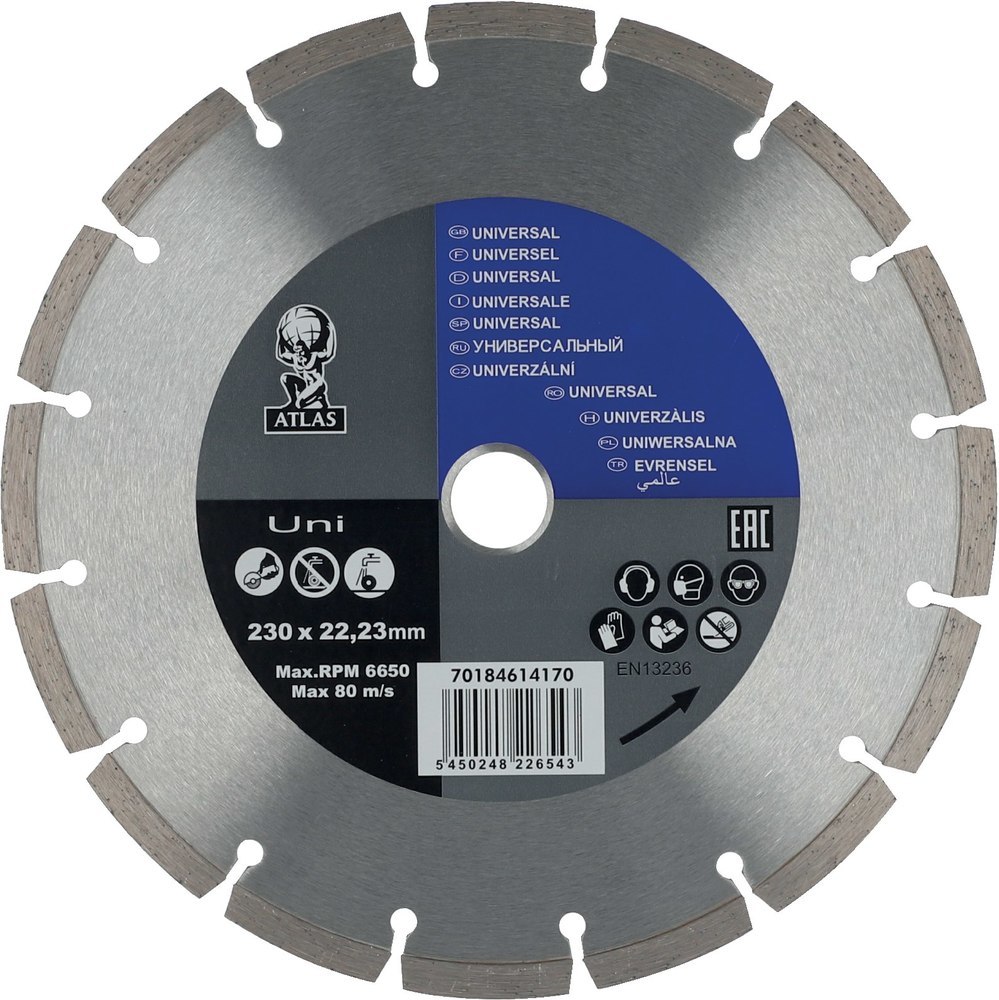 ATLAS Diamantscheibe , universal, für WS Produktbild img1 L