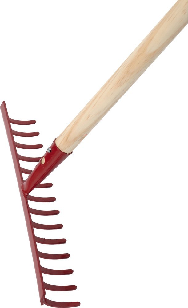 floraworld Gartenrechen Kieferstiel 14 Zk m. Stiel Produktbild img1 L