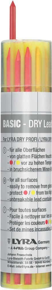 Lyra Ersatzminen-Set Basic graphit, gelb, rot (12 St.) Produktbild img1 L