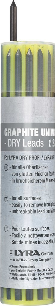 Lyra Ersatzminen-Set universal graphit 2B (12 St.) Produktbild img1 L