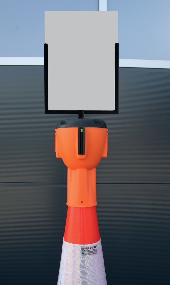 RS-GUIDESYSTEMS Schildtafel A4 Hochforma t , schwarz, inkl. Plexi für ALCT-O Produktbild img1 L