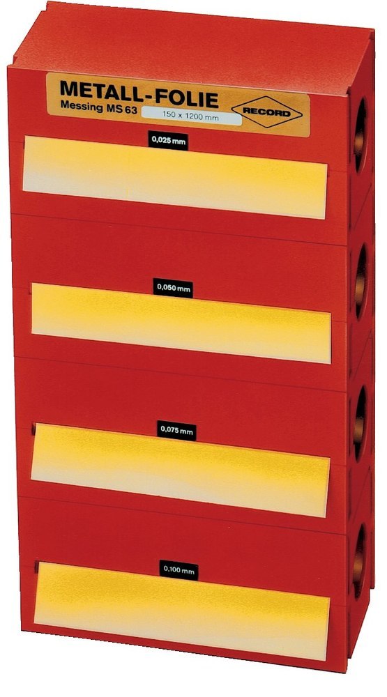 RECORD Metallfoliensort.150x1200 Messing Produktbild img1 L